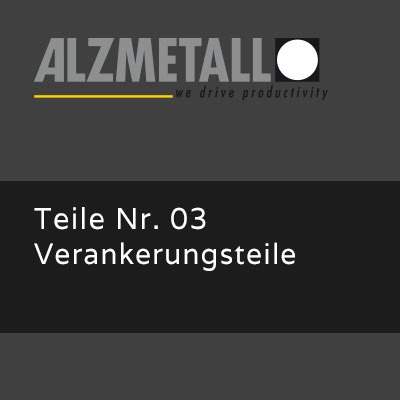 Verankerungsteile (Satz) als Option für ALZTRONIC 12