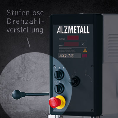 Highlight der AX 3/SV: Die Stufenlose Drehzahlverstellung