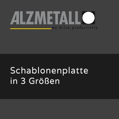 AB-Option: Schablonenplatte