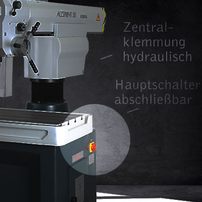 Abschließbarer Hauptschalter als Highlight der ALZSPRINT 30
