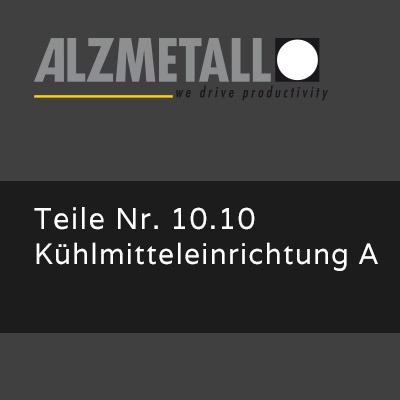 ALZSPRINT-Option: Kühlmitteleinrichtung B