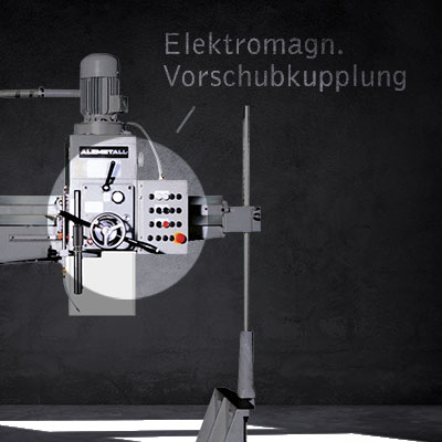 Elektromagnetische Vorschubkupplung als Highlight der AB 30/R-Modelle