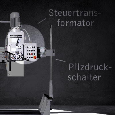 Pilzdruckschalter als Highlight der AB 30/R-Modelle