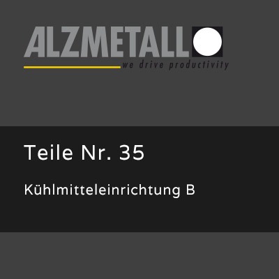 Kühlmitteleinrichtung als Option für die RFT-Reihenbohrmaschinen