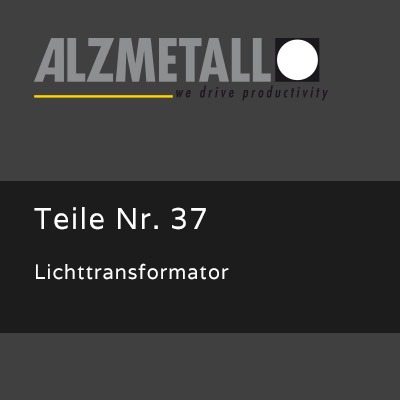 Lichttransformator als Option für die RFT-Reihenbohrmaschinen mit gesonderter Betriebsspannung